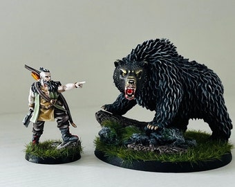 Woodsmen and Bear - Etsy