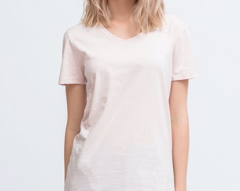 T-shirt en coton biologique pour hommes ou femmes - Loungewear in Gift Box A - Pink