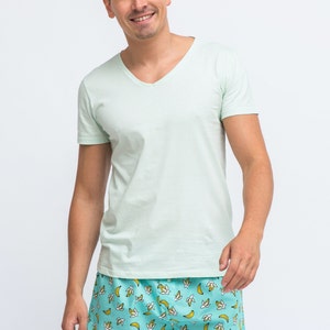 T-shirt in cotone biologico per uomo o donna - Loungewear in Gift Box A - Verde