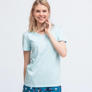 T-shirt organica in cotone uomo o donna - Loungewear in Gift Box A - Bianco