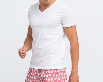 T-shirt en coton biologique pour hommes ou femmes - Loungewear in Gift Box A - White