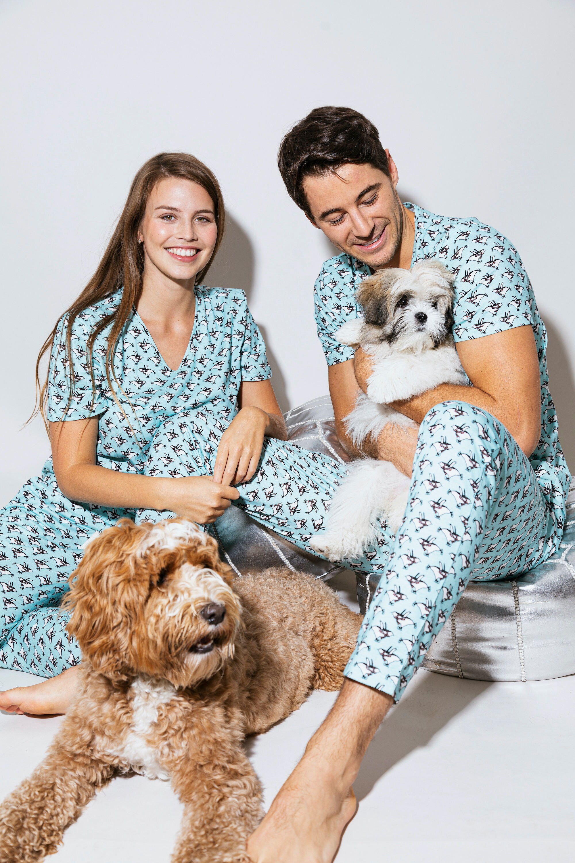 Jelly Dogs Unisex Organic Cotton Pyjama Set