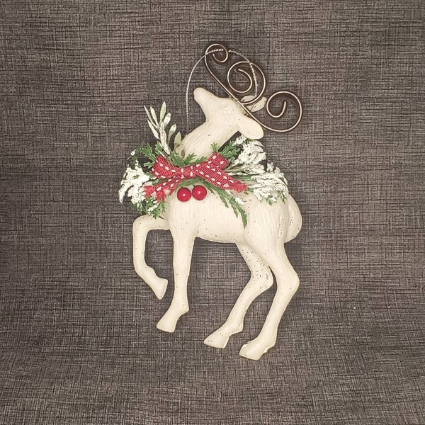 Plastic Reindeer Etsy