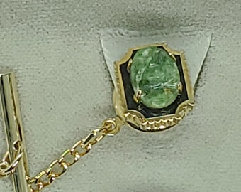 jade tie tack