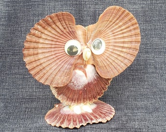 Vintage Handmade Owl Sculpture