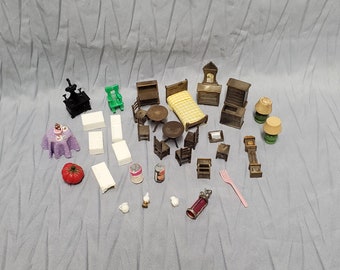 Vintage Micro Miniature Doll House Furniture