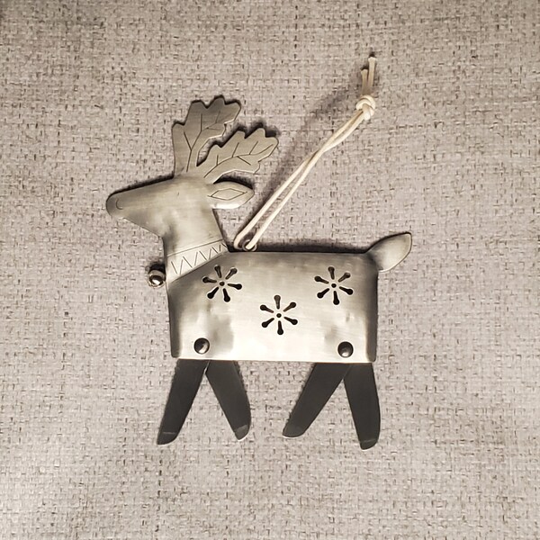 Metal Reindeer Etsy