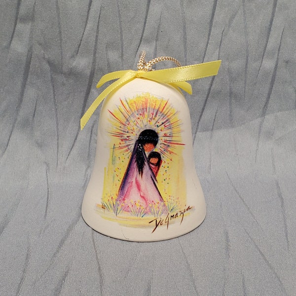 Vintage Ted DeGrazia Bell Christmas Ornament