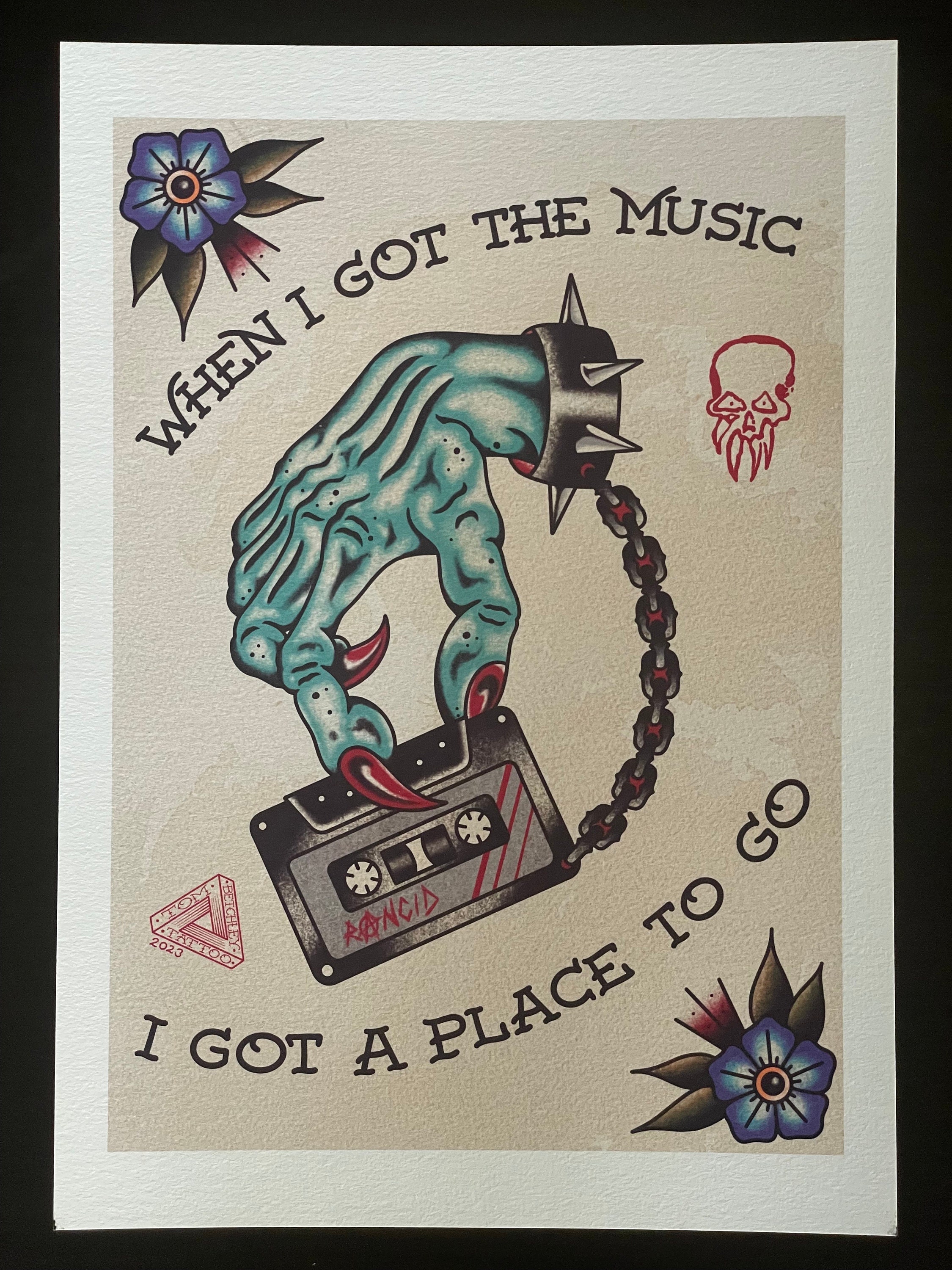 Rancid poster - Etsy 日本