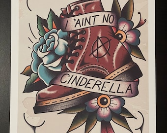 NOFX “Lori Meyers” inspired A4 High Quality Tattoo flash style Print