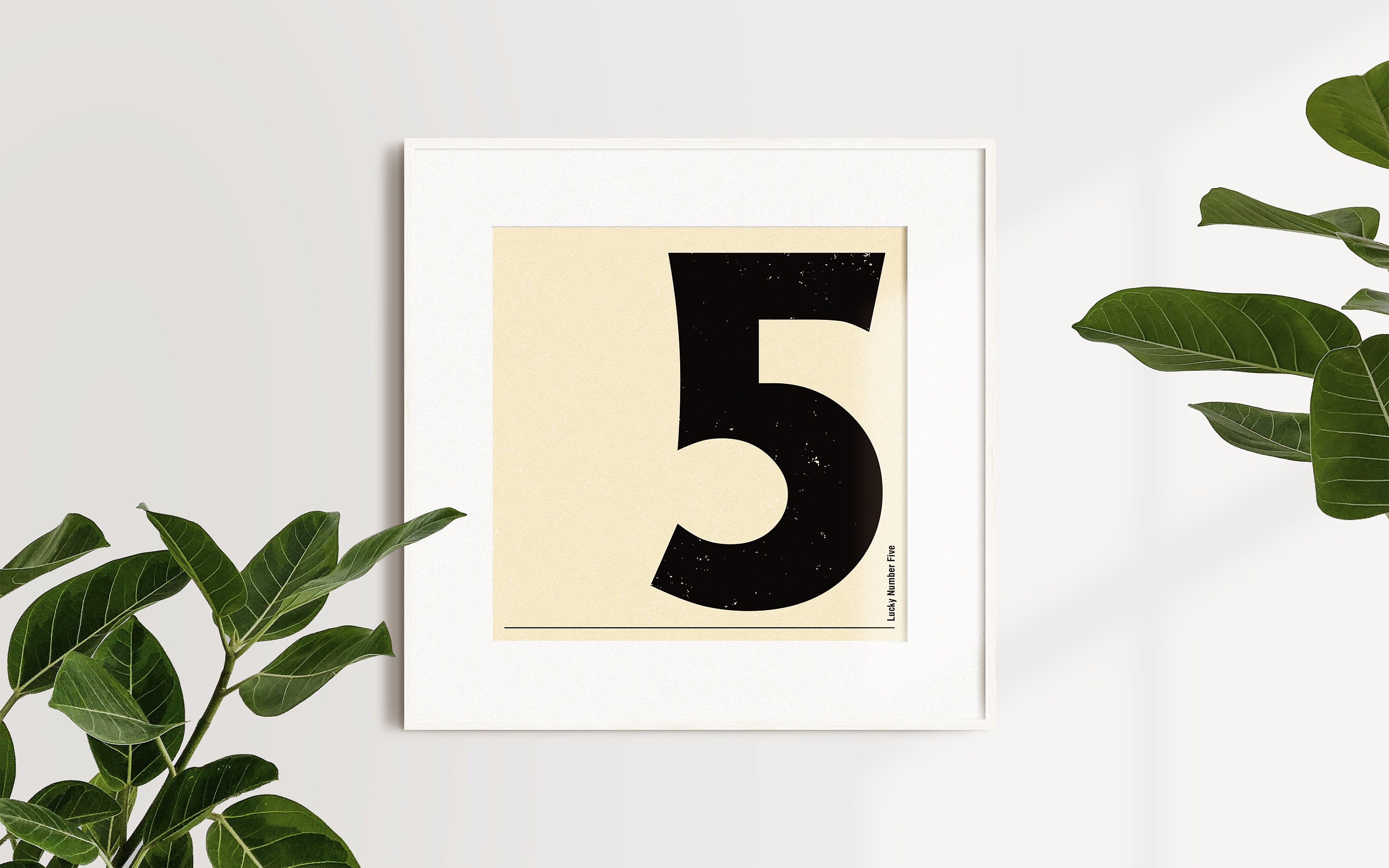 Number five Print, Number 5, 5 Print, Number 5 Art, Printable Number Art,  Number Wall Decor, Black and White Number 5, Minimalist Number