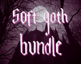 Goth jewelry bundle