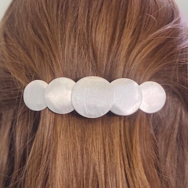 Metal Hair Barrette Etsy