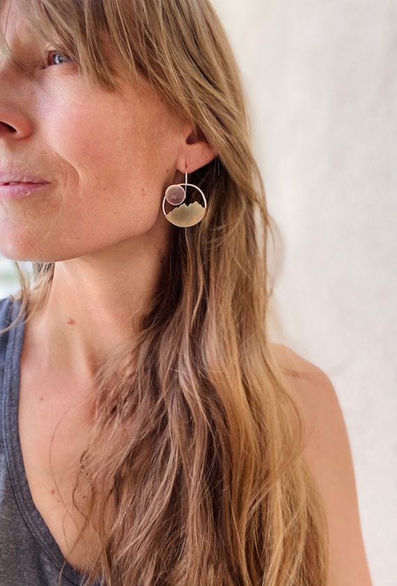 Etsy mountain earrings deals