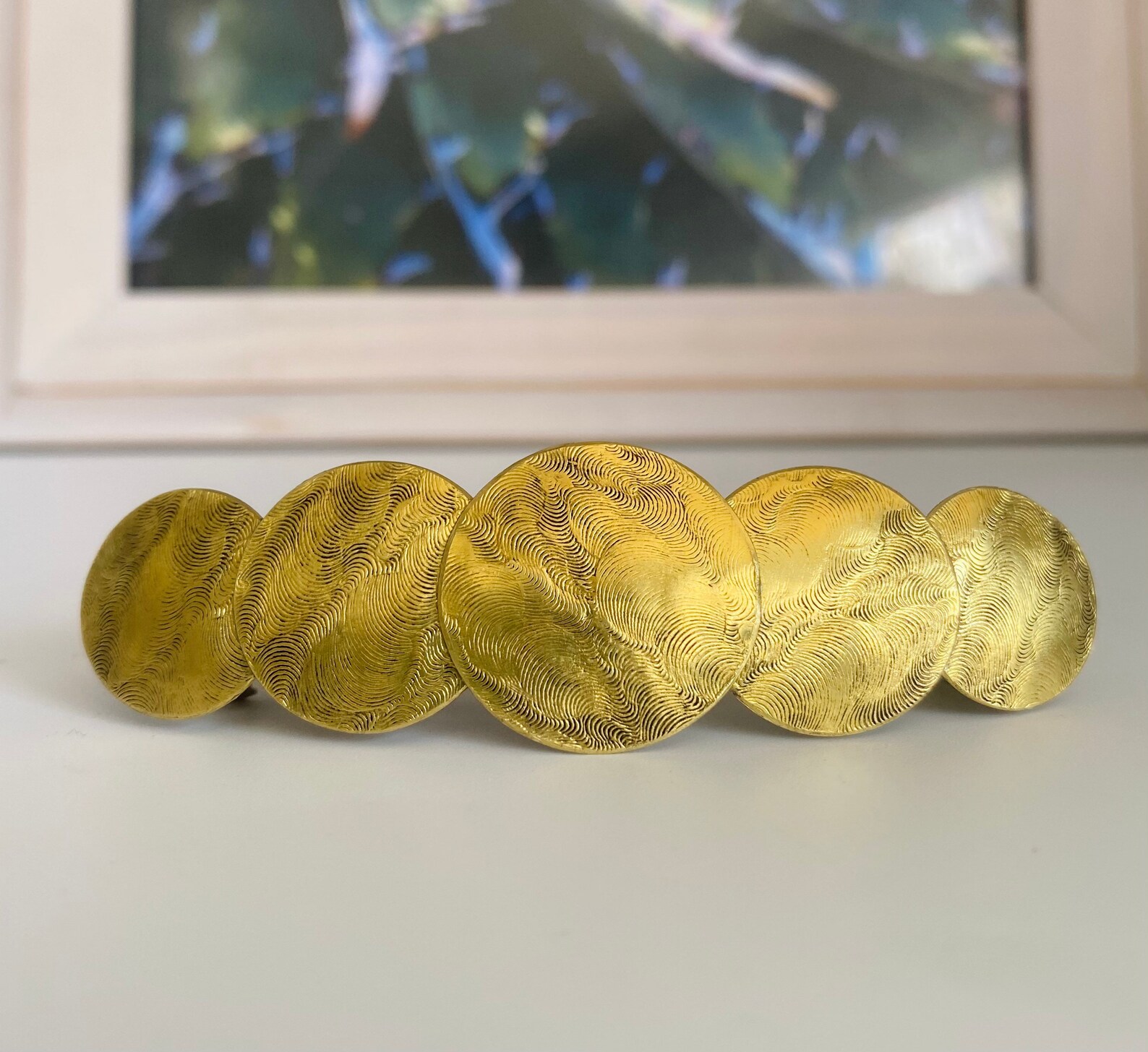 Gold Hair Clip Gold Hair Piece Hair Clips for Women Unique - Etsy