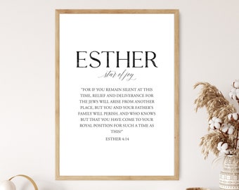 Personalized Name Meaning Sign Custom Biblical Name Definition Wall Art Poster Print Baby Shower Gift Nursery Room Home Christian Art Canvas