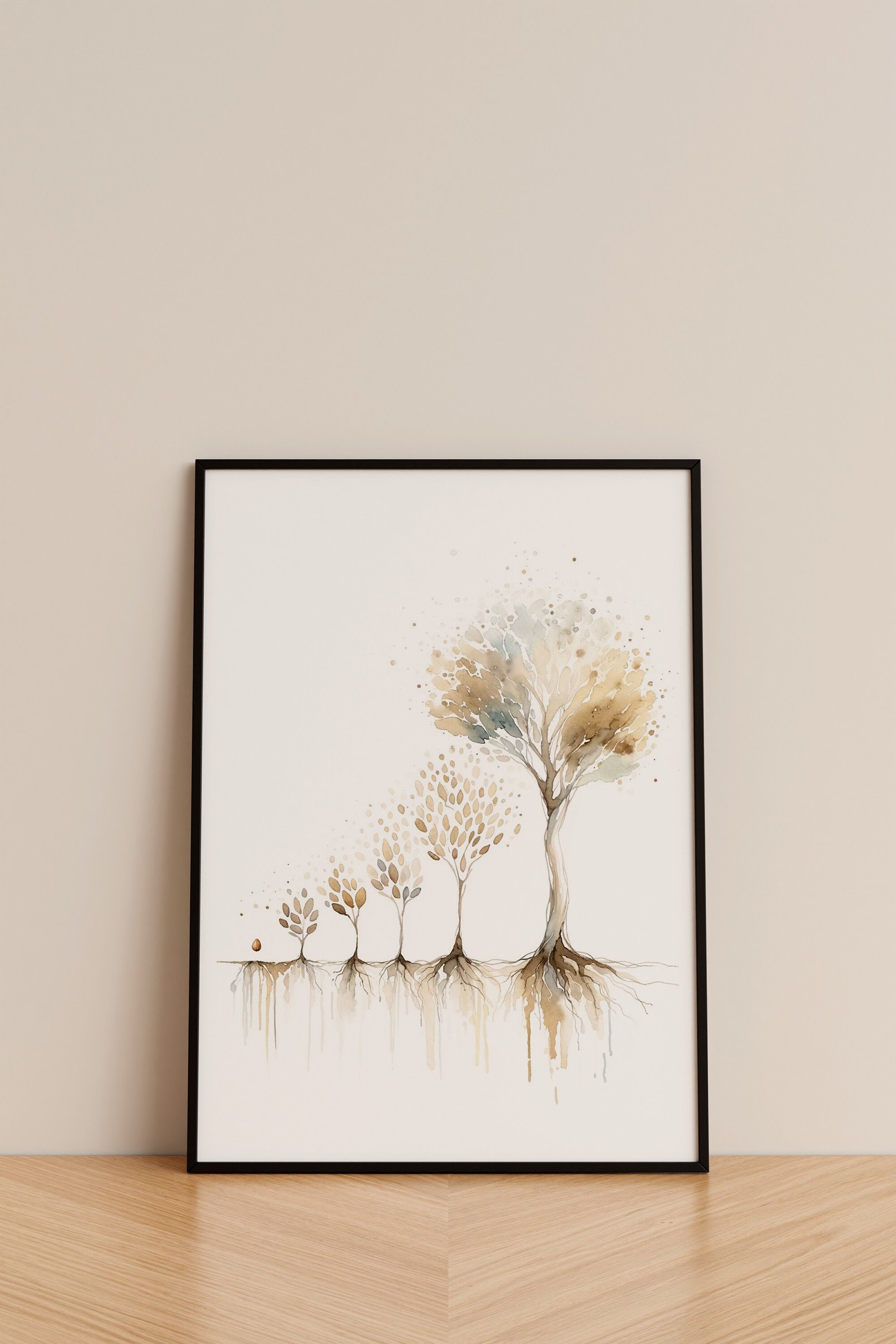 Parable of the Mustard Seed Canvas Wall Art Poster Holy Modern Bible ...