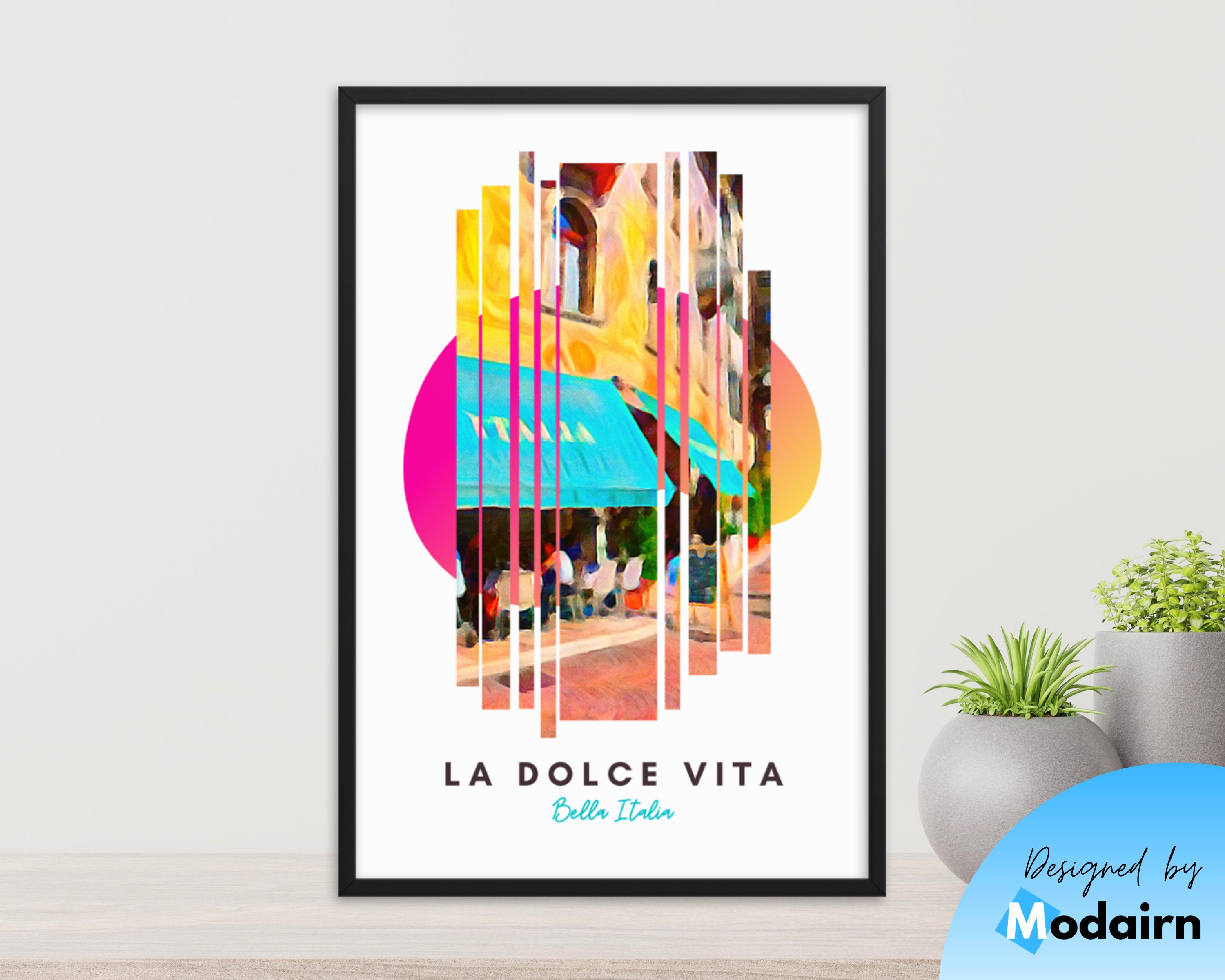 La Dolce Poster La Dolce Vita Art Print La Dolce Vita Wall | Etsy