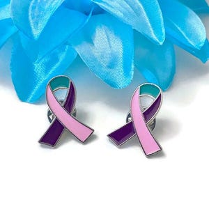 1Pc Schilddrüsenkrebs Bewusstsein Band Pin Brosche - Schilddrüsenkrebs Anaplastische papilläre follikuläre Medulläre Mark Hoffnung Unterstützung Heilung Hashimoto&#39;s Pins