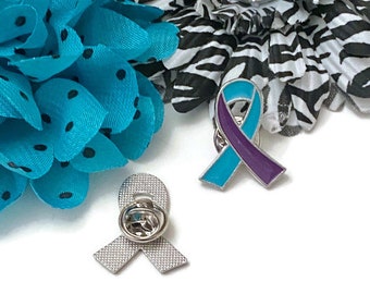 1Pc Suizid Awareness Ribbon Brosche Pin - Suizid Vorbeugung Hoffnung Unterstützung Ich bin genug, weitermachen, meine Geschichte ist nicht vorbei Geschenk Broschen