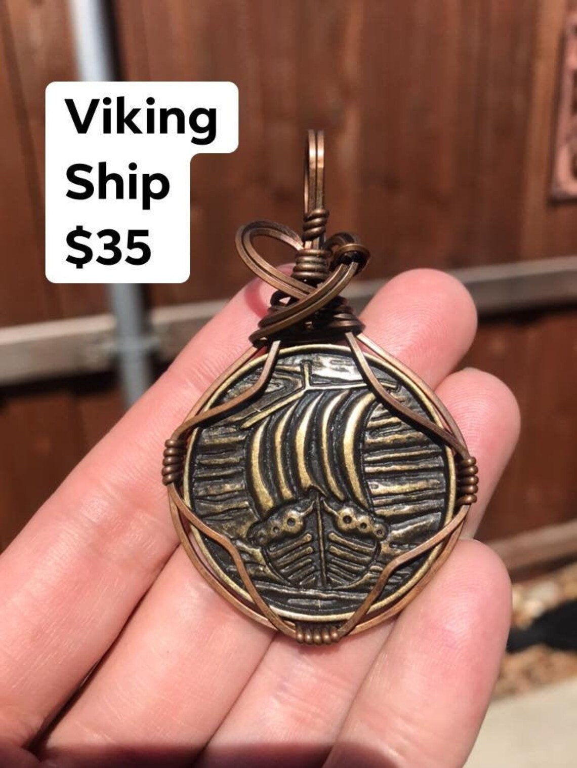 Viking ship pendant Clearance