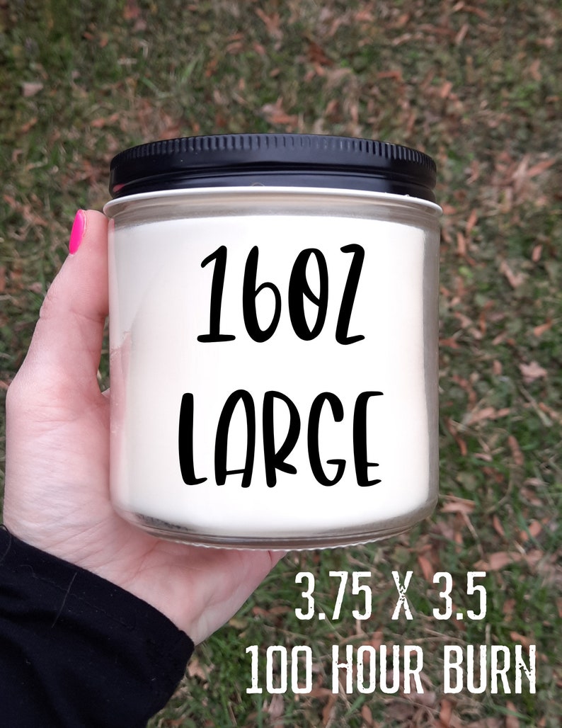 Birthday Candle. Happy Birthday Heifer BIRTHDAY GIFT Available in 9oz and 16oz Glass Jar Soy Candle
