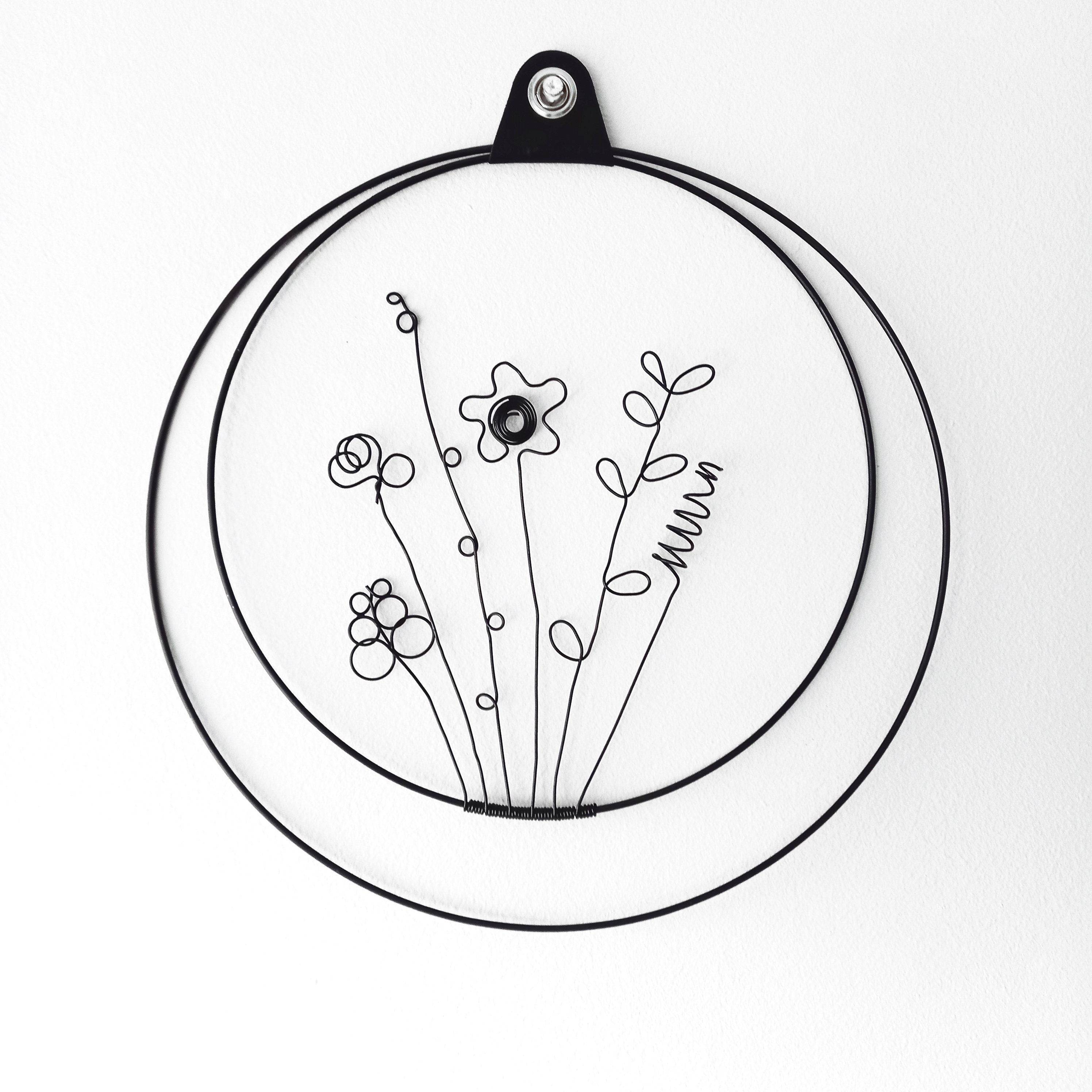 Wand-Home-Dekoration Bildende Kunst hängen Draht Kunst | Etsy