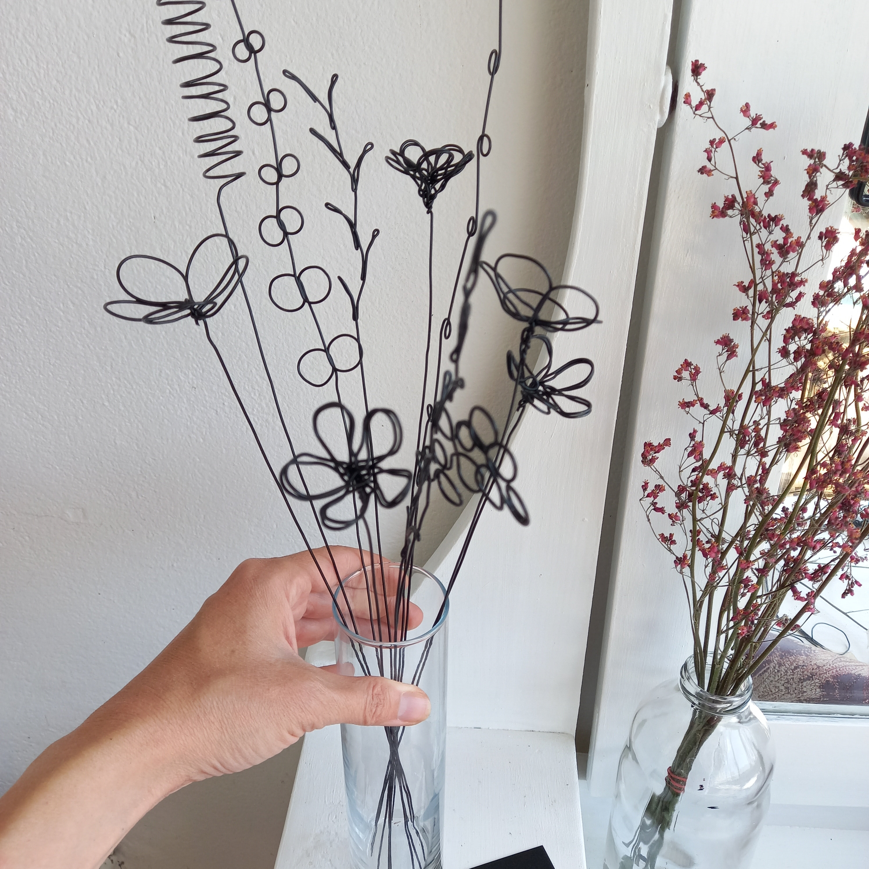 Bouquet 12 Flowers 3D Annealed Wire, Artificial Flower, Floral Decoration,  Deco Boho Nature, Poppy, Master Gift -  Norway