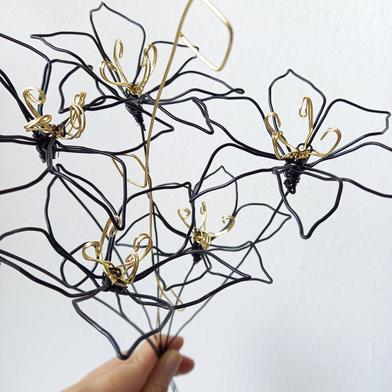 Flores de alambre hechas a mano Elegante Arreglo floral para Etsy