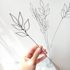 Lovely Wire Leaves Art Objects Wire Art Home Decor Authentic Gift Wire