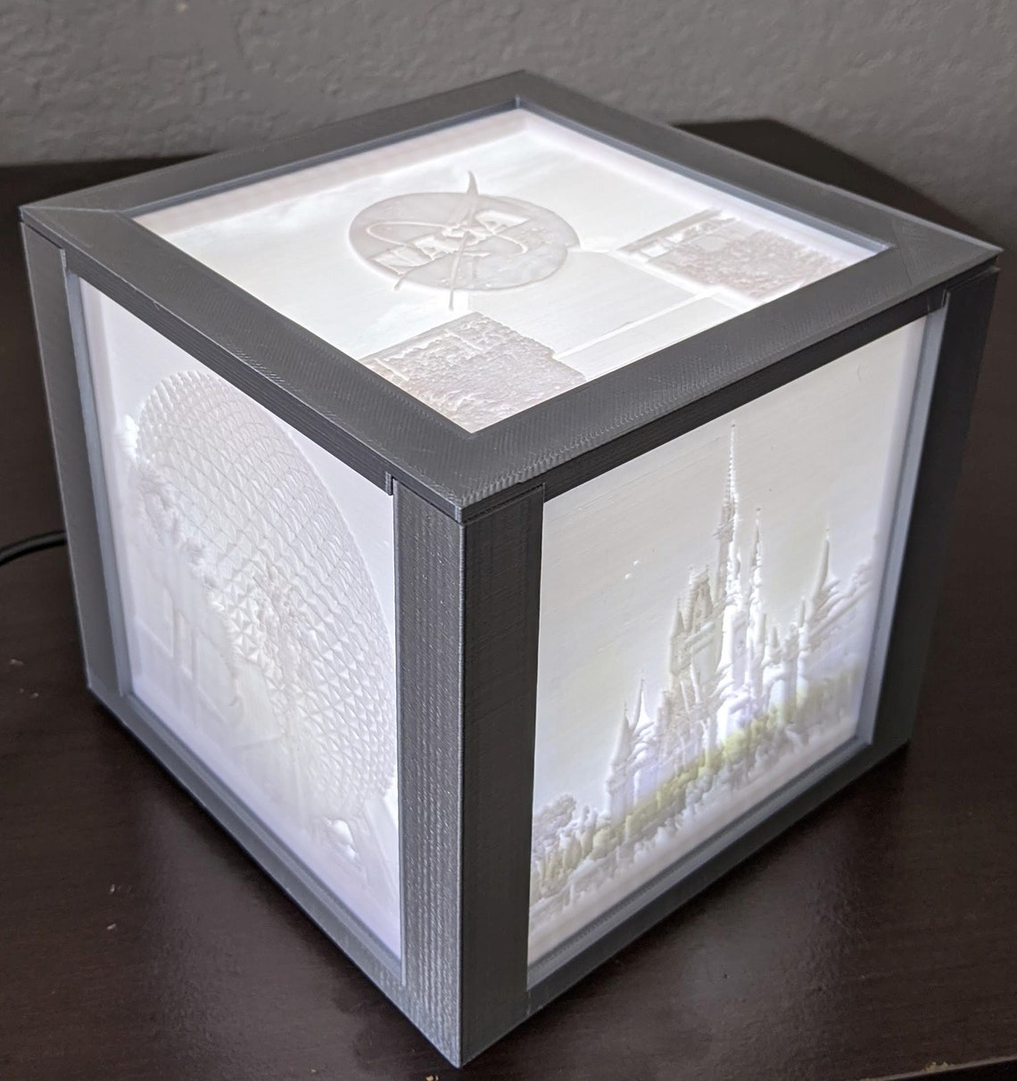 Custom Lithophane Light Cube 4.5 | Etsy
