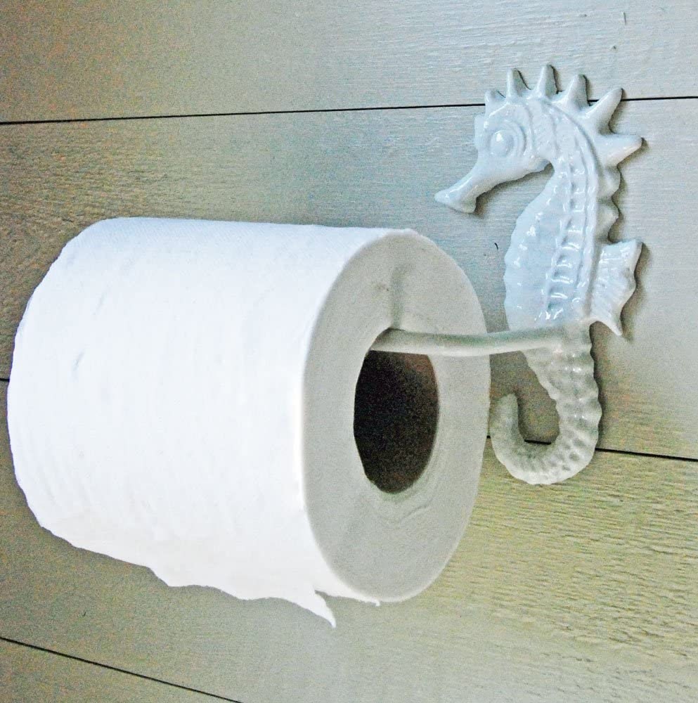 Seahorse Toilet Roll Holder / Towel Rail Holder / Bathroom Set Etsy
