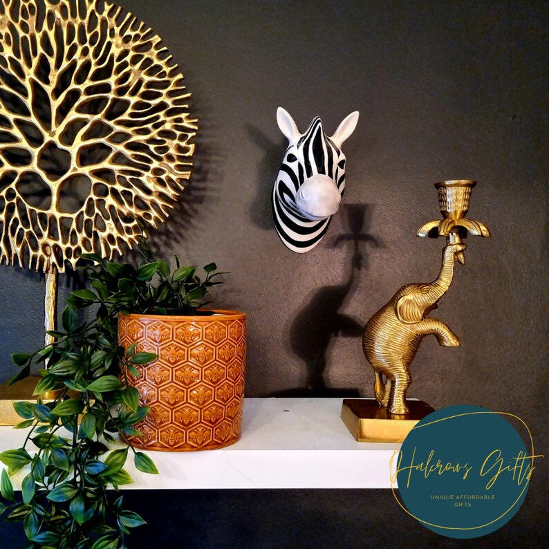 Gold Metal Elephant Candle Holder / Candlestick / Candlesticks Etsy