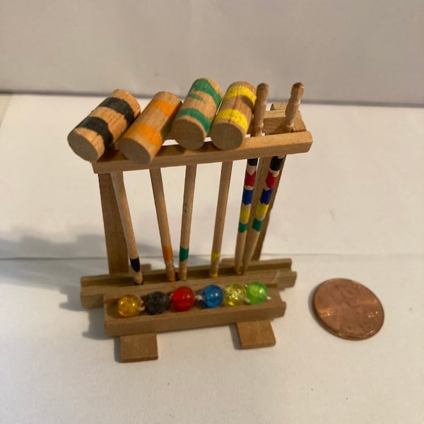 Croquet Set Etsy