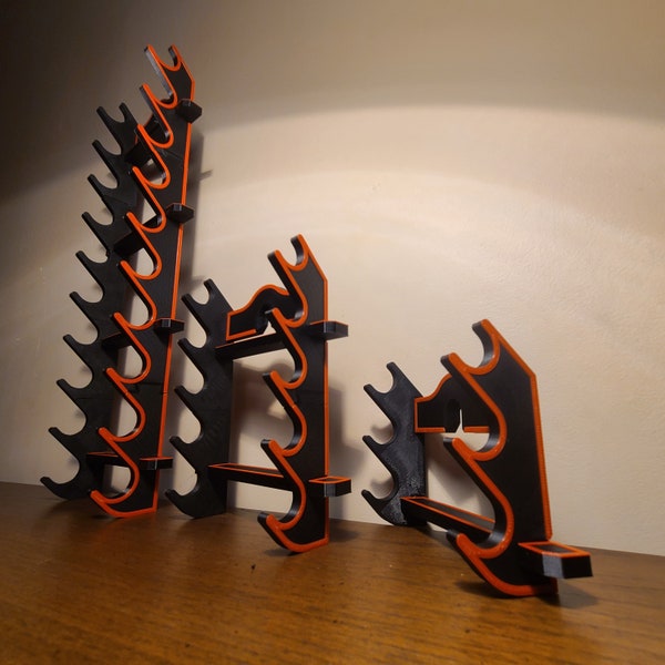 WALL MOUNTED Fountain Pen Display Stand - Samurai Style - Modular and for Large Collections - Unique and Perfect Gift for Pen Enthusiasts