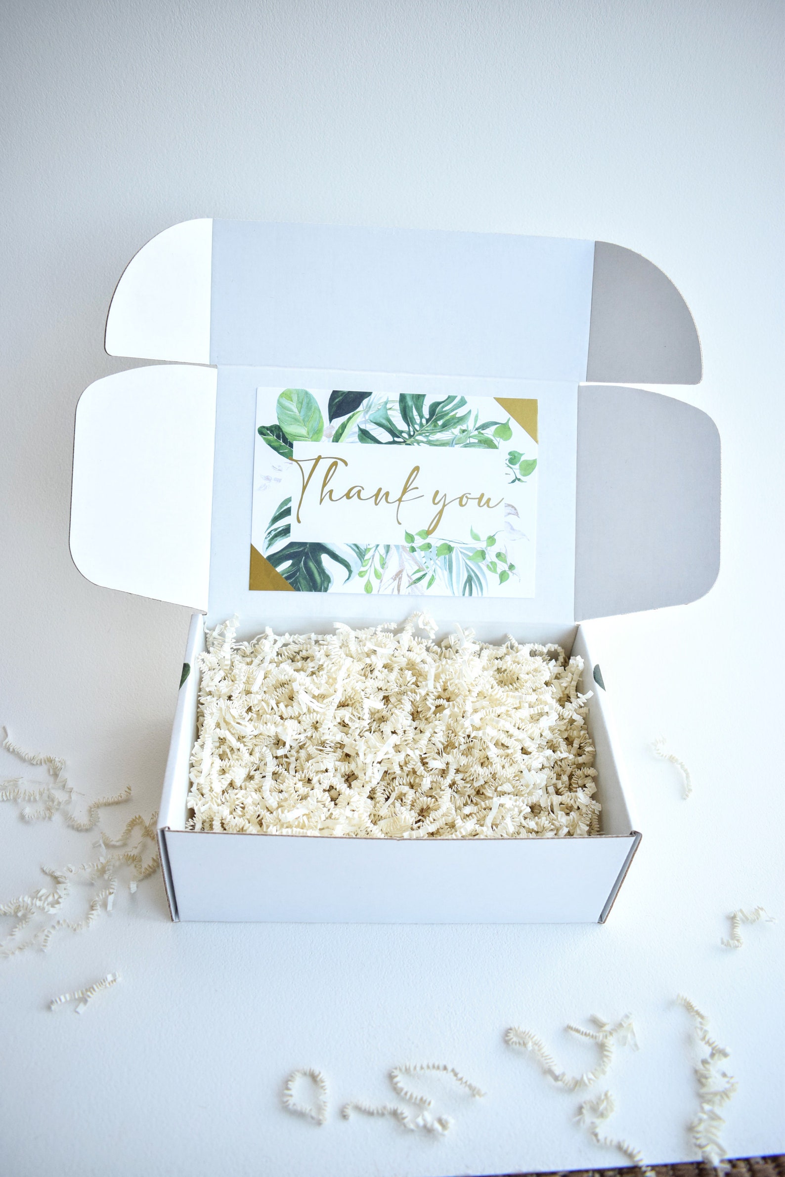 BOX and CARD ONLY Thank you Box Appreciation Gift Box Etsy