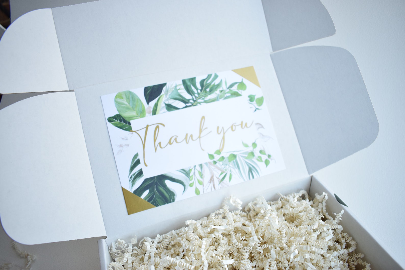 BOX and CARD ONLY Thank you Box Appreciation Gift Box Etsy
