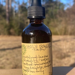Tincture - HOLY BASIL (Ocimum sanctum)