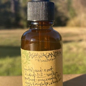 Tincture - ASHWAGANDHA (Withania somnifera)