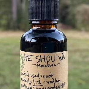 Tincture - HE SHOU WU (Polygonum multiflorum)