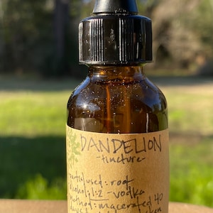 Tincture - DANDELION ROOT (Taraxacum officinale)