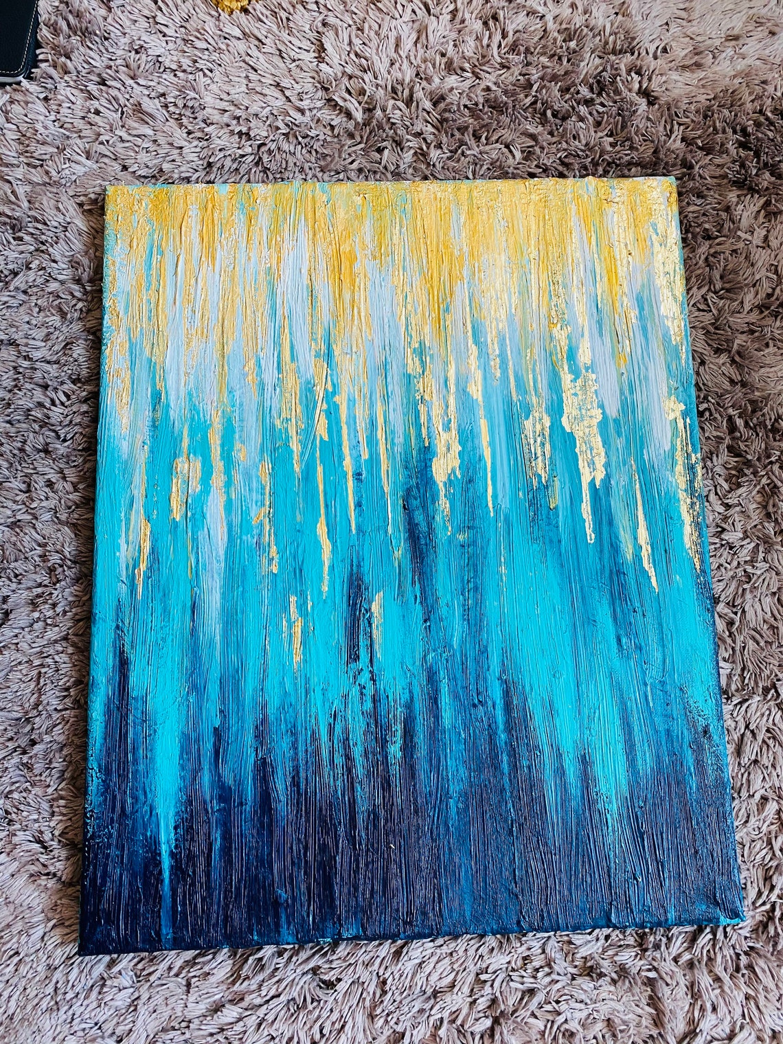 Acrylic abstract painting Minimalist Art Abstract Art Etsy