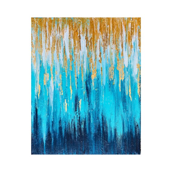 Acrylic abstract painting Minimalist Art Abstract Art Etsy
