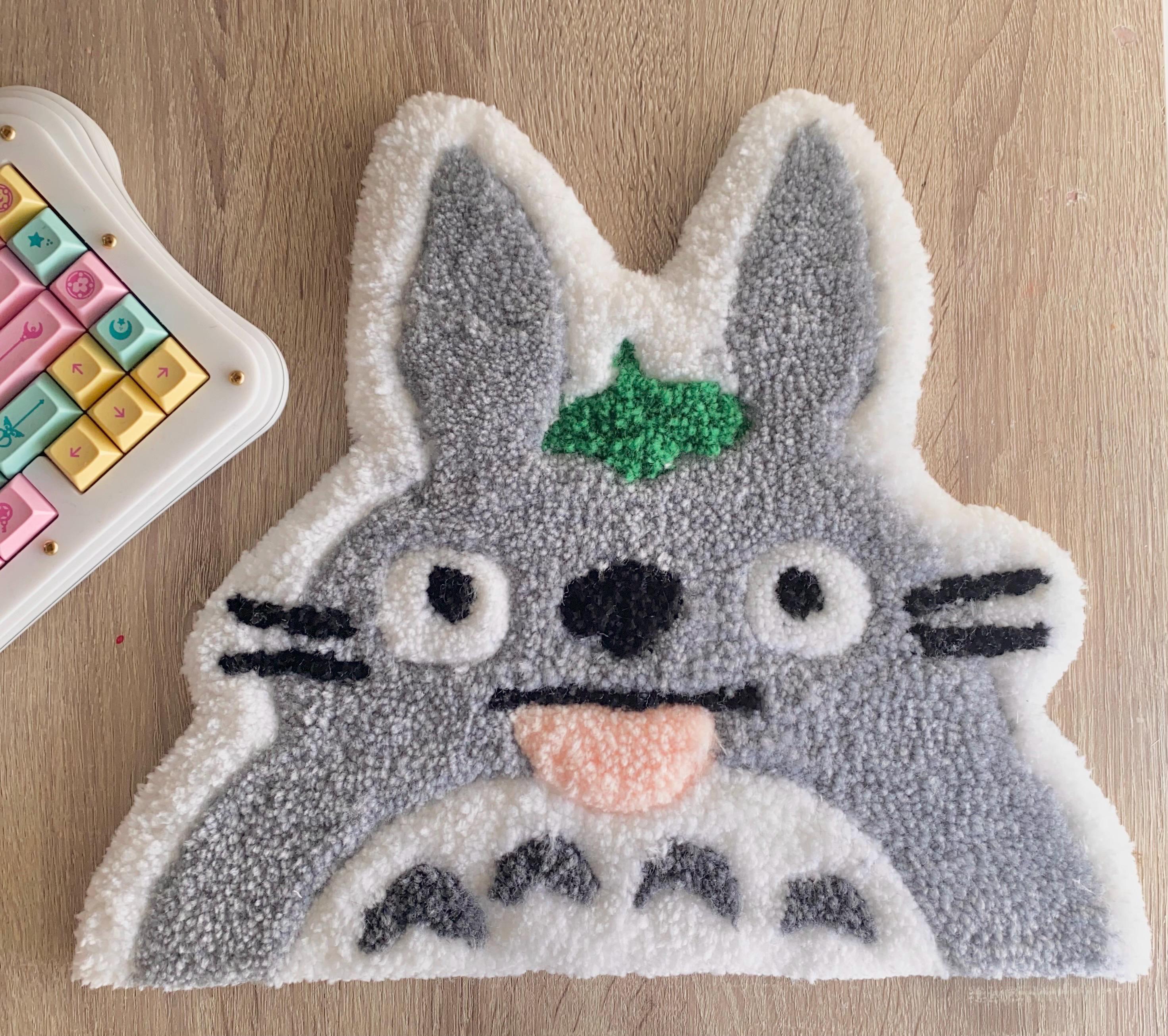 Totoro Rug , Forest, Soot, Ghibli, Home,plush, Soft, Rug, Cozy, Mat ...