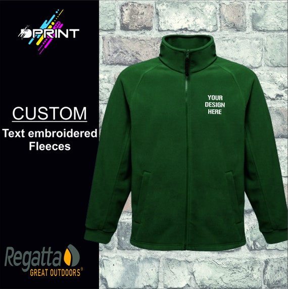 custom embroidered fleece jackets