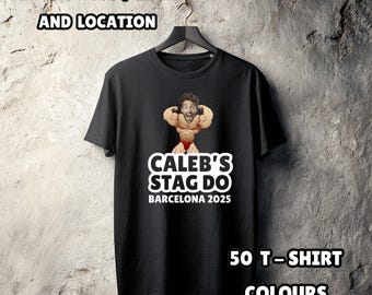 Personalized Stag Do T-Shirt – Custom Party Shirt – Groom & Team Groom Tee – Unisex Outfit