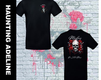 Run Little Mouse, Love Roses, Skeleton Rose, Haunting Adeline T-shirt Adult Kids Tshirt Boek Lover Design