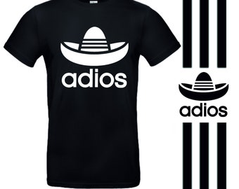 Geïnspireerd Adios T-shirt voor mannen jongens kinderen volwassen T-shirt
