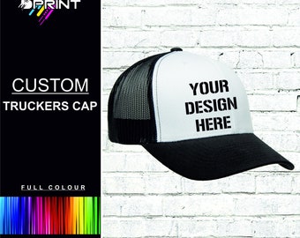 Personalised Custom Print Any Text or Snapback Trucker Baseball Rapper Cap Gift