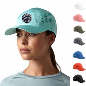 Personalised Technical Running Cap Custom Printed Embroidered Sports Hat